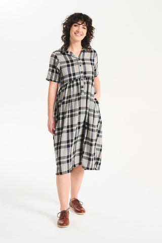 Bask Dress Black in Cotton