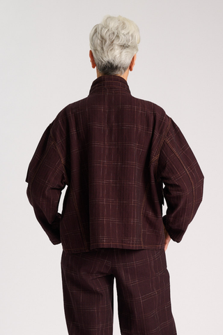Billie Cadiz Jacket Chocolate in Cotton