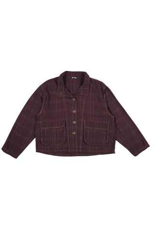 Billie Cadiz Jacket Chocolate in Cotton