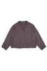Billie Fiesta Jacket Chocolate in Linen