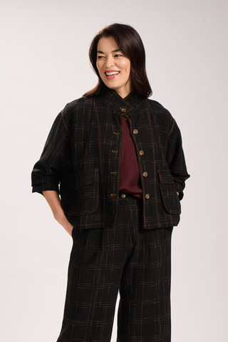 Billie Cadiz Jacket Black in Cotton