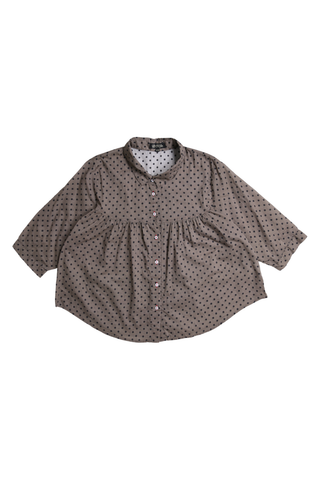 Biscotti Harper Blouse Smoke in Cotton Voile