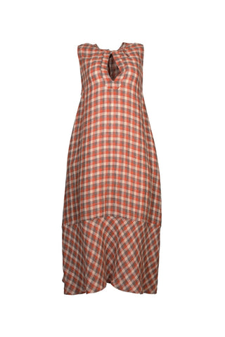 Bruges Dress Orange in Linen