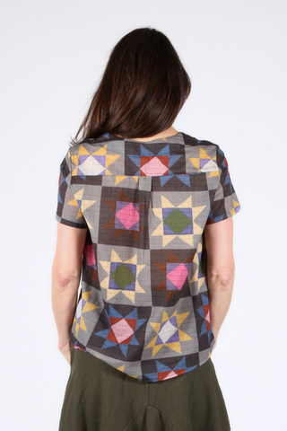 Buchra Top in Cotton Voile