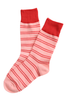 Capri Stripe Socks Pink