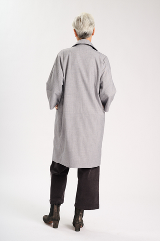 Celine Coat Grey in Wool