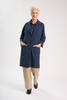 Celine Coat Navy in Wool
