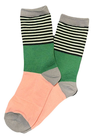 Chop Chop Colour Block Socks Grey