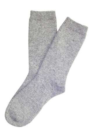 Clara Cashmere & Wool Socks Grey