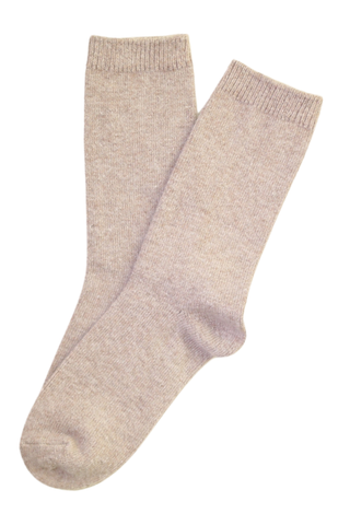 Clara Cashmere & Wool Socks Oat