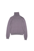 Como Light High-Neck Sweater Grey in Tencel & Silk
