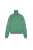 Como Light High-Neck Sweater Green in Tencel & Silk
