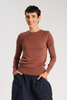 Como Light Sweater Brown in Tencel & Silk