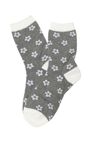 Daisy Socks Dusty Grey