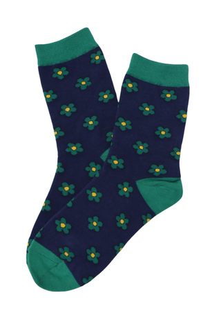 Daisy Socks Dusty Navy