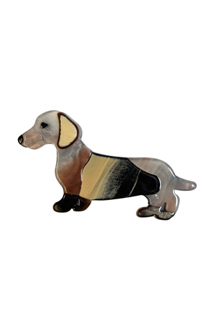 Dachshund Brooch Truffle