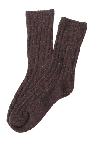 Donegal Socks Chocolate
