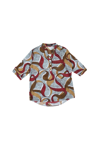 Eclipse Lucie Shirt Vino in Cotton Voile