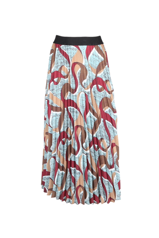 Eclipse Pleated Skirt Vino