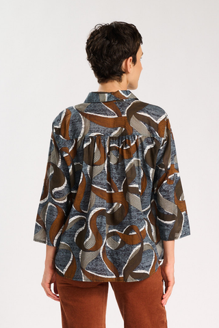 Eclipse Shirt Ash in Cotton Voile