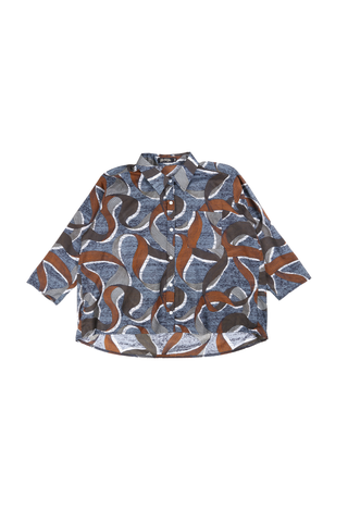 Eclipse Shirt Ash in Cotton Voile