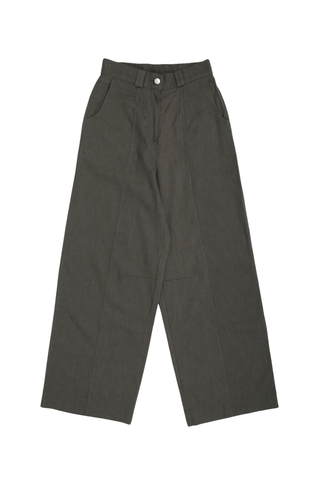 Edie Lino Pants Khaki in Linen