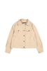 Elaine Jacket Oat in Brushed Cotton