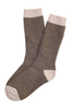 Elio Cashmere Socks Brown