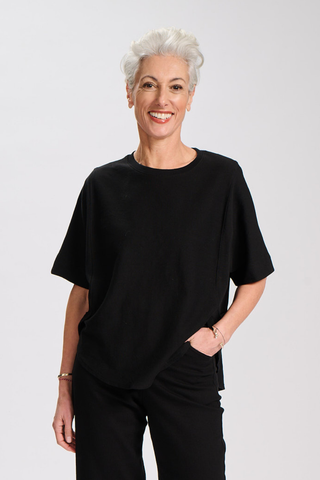 Utility T-Shirt Black in Cotton