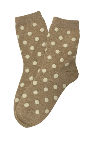 Florence Spot Socks Oat