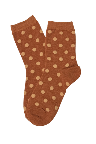 Florence Spot Socks Orange