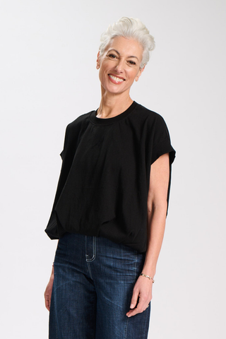 Frame T-shirt Black in Cotton