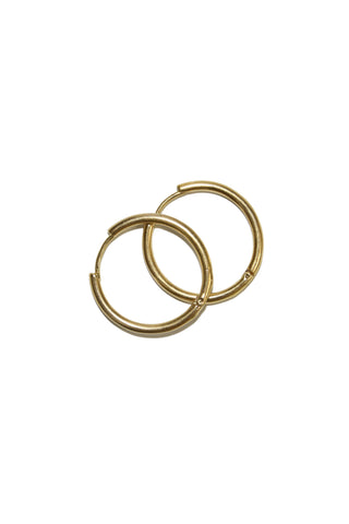 Whisper Hoop Earrings Gold