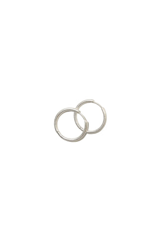 Luna Mini Hoops Silver