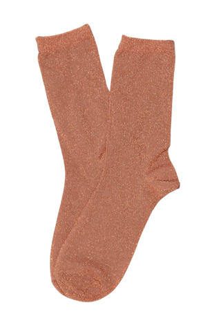Gelato Glitter Socks Rust