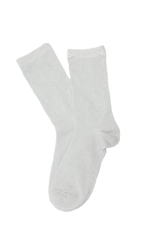 Gelato Glitter Socks Silver