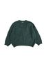 Geneva Knit Sweater Dark Green in Premium Angora