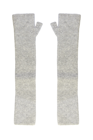 Chalet Arm Warmers Grey in Cashmere & Wool