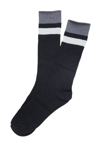 Happy Camper Socks Black