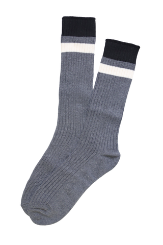 Happy Camper Socks Charcoal