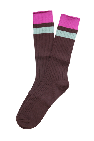 Happy Camper Socks Chocolate