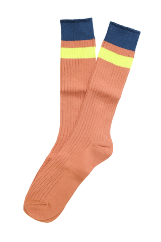 Happy Camper Socks Peach