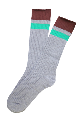 Happy Camper Socks Grey