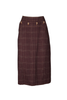 Hepburn Cadiz Skirt Chocolate in Cotton