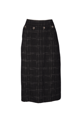 Hepburn Cadiz Skirt Black in Cotton