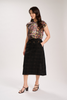 Hepburn Cadiz Skirt Black in Cotton