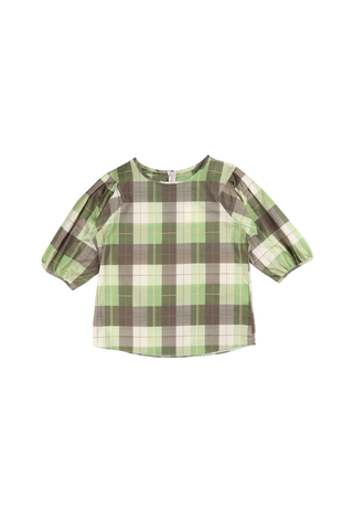 Heritage Blouse Moss in Cotton