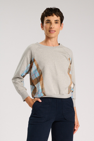 Heritage Form Sweatshirt Harvest Grey in Cotton Jersey
