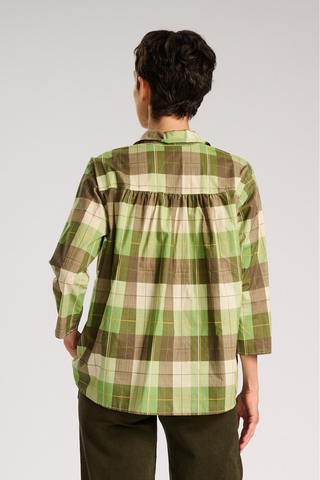 Heritage Shirt Moss in Cotton