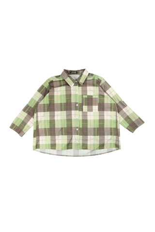 Heritage Shirt Moss in Cotton